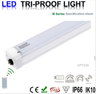 Easy Linkable CE Tri Proof LED Batten 1500mm 60w 40w IP66 M Series Tri Proof LED