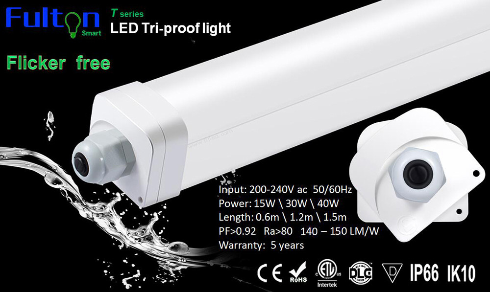 IP65 T series Tri Proof Light LED Flicker Free Fulton Driver