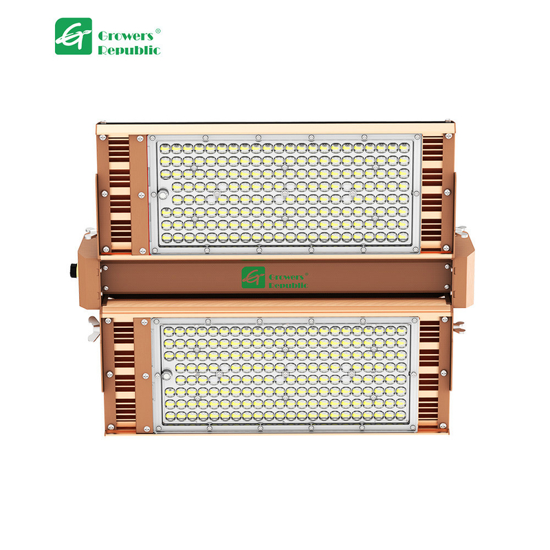 Growers Republic Greenhouse LED Grow Lights 2.6μmol/J PPE Indoor LED Grow Light Dimming 320W